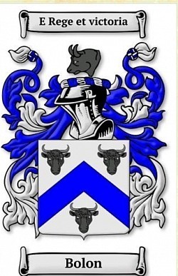 Bolon Family Crest England