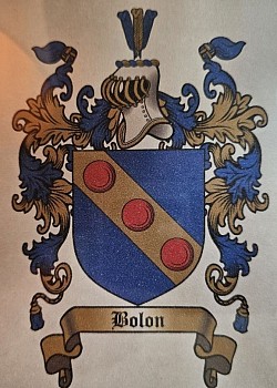 Bolon Family Crest France